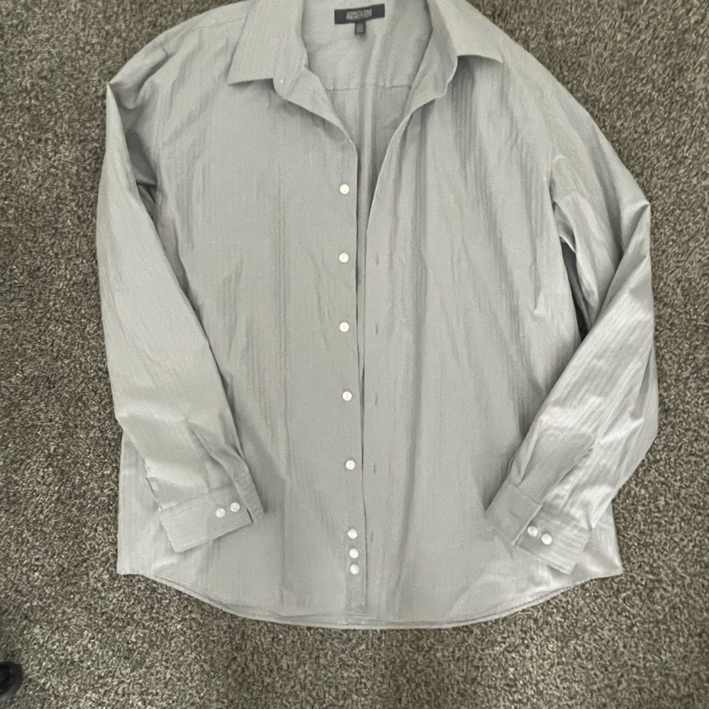 Men's Gray Dress Shirt